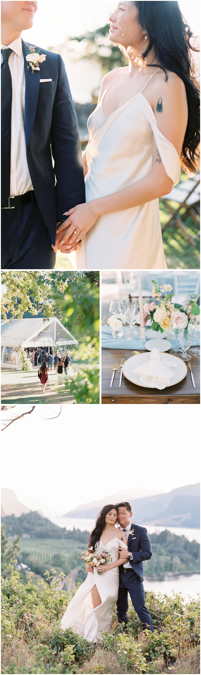 bride and groom portraits during sunset at the griffin house by sweetlife photography